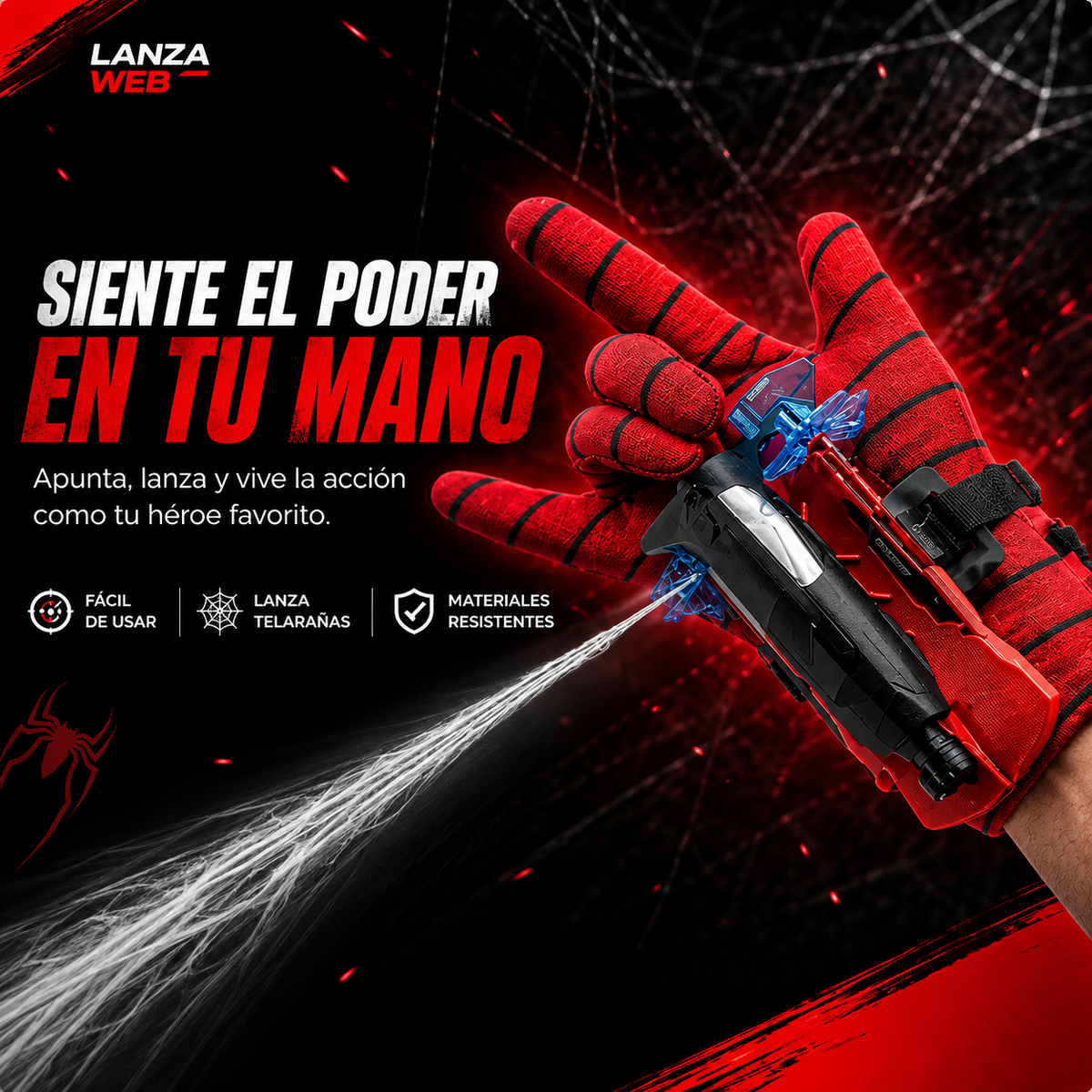 🕸️ LANZA WEB — ¡Diversión que atrapa!